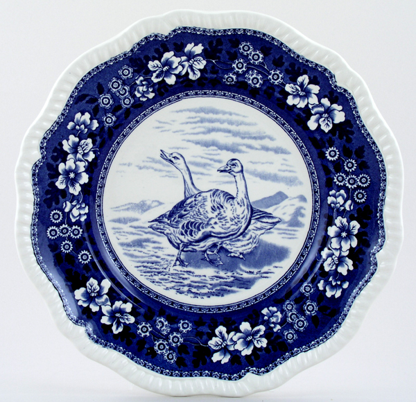 Plate Wild Geese c1960s